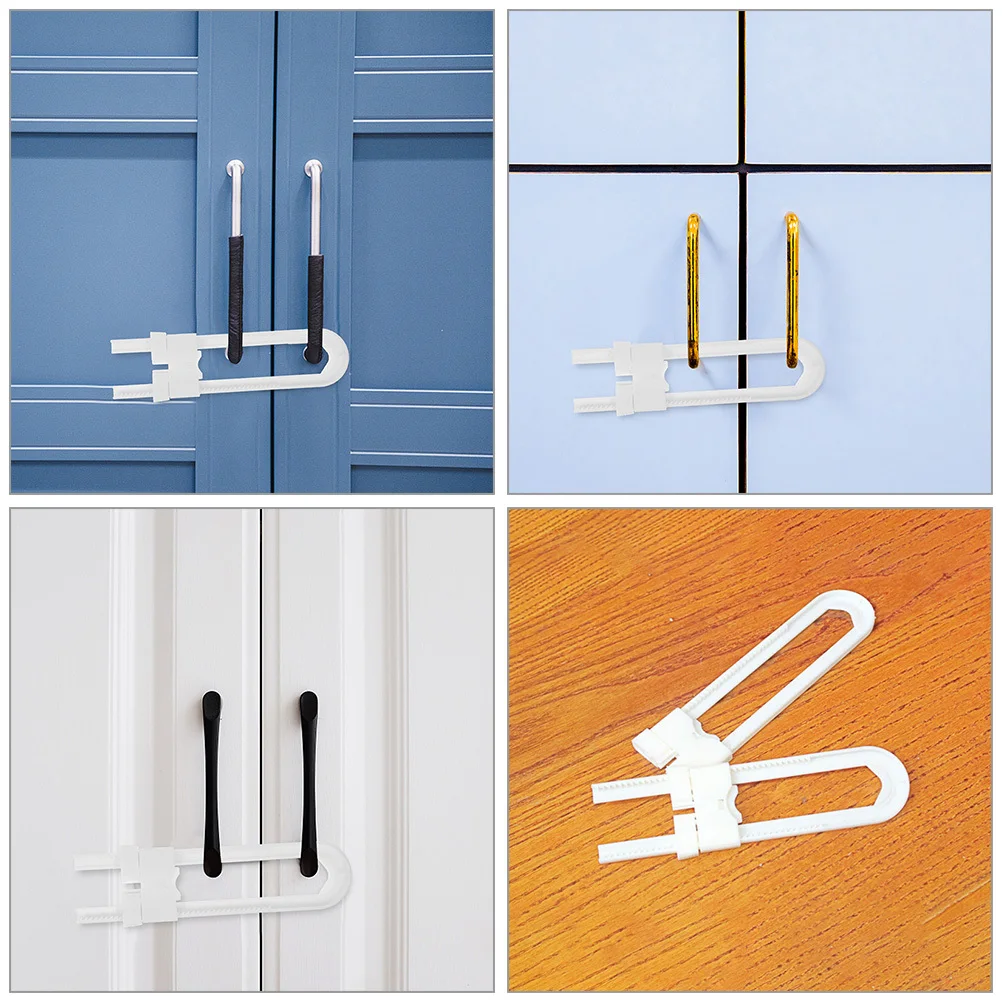 

6 шт. замки для шкафа, безопасность детей, сверхмощные защелки для защиты детей для дверей, ящиков, простые в установке замки для шкафа, защита от детей