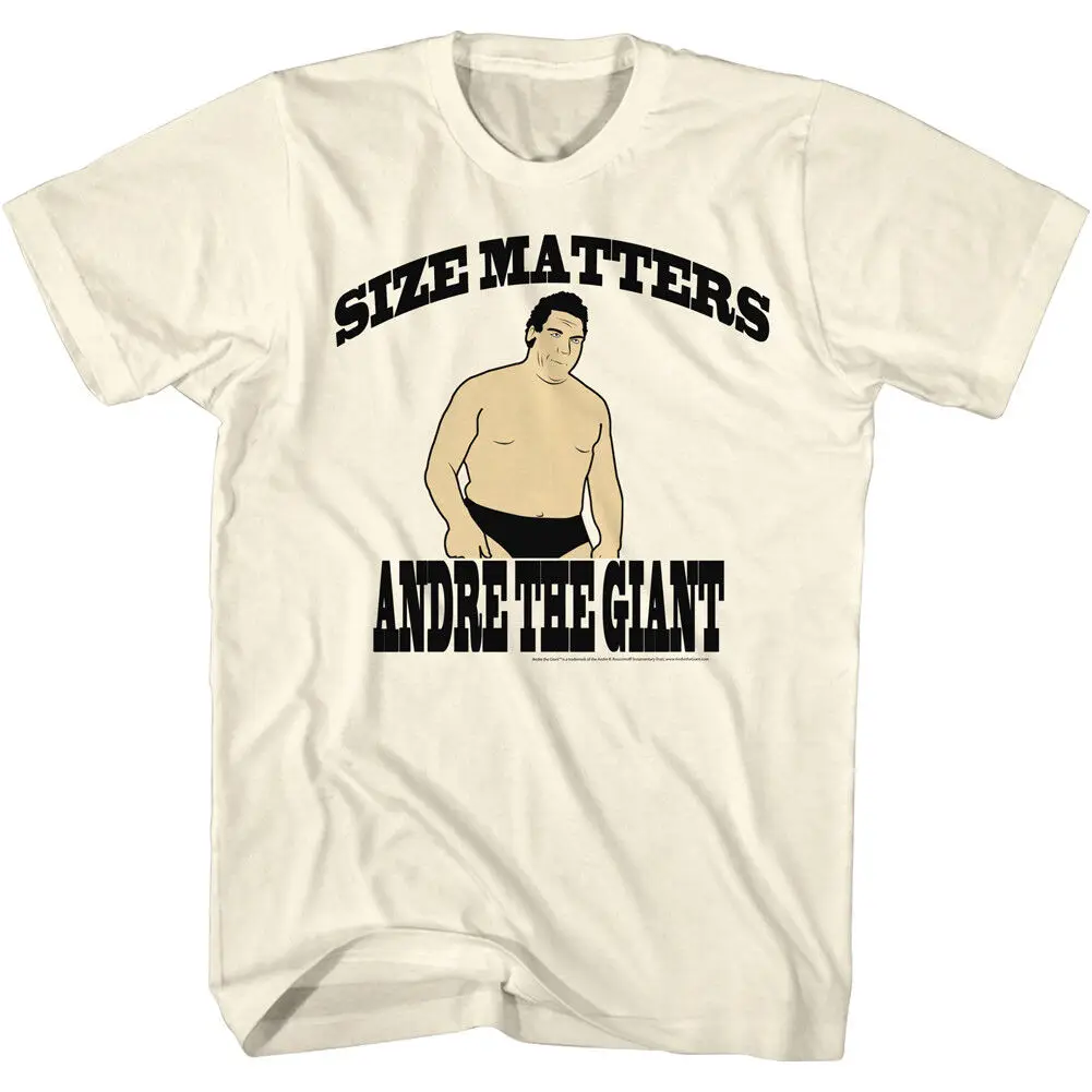 

Andre The Giant T-Shirt New SIZE in 100% Natural Color Cotton in sizes SM - 5XL