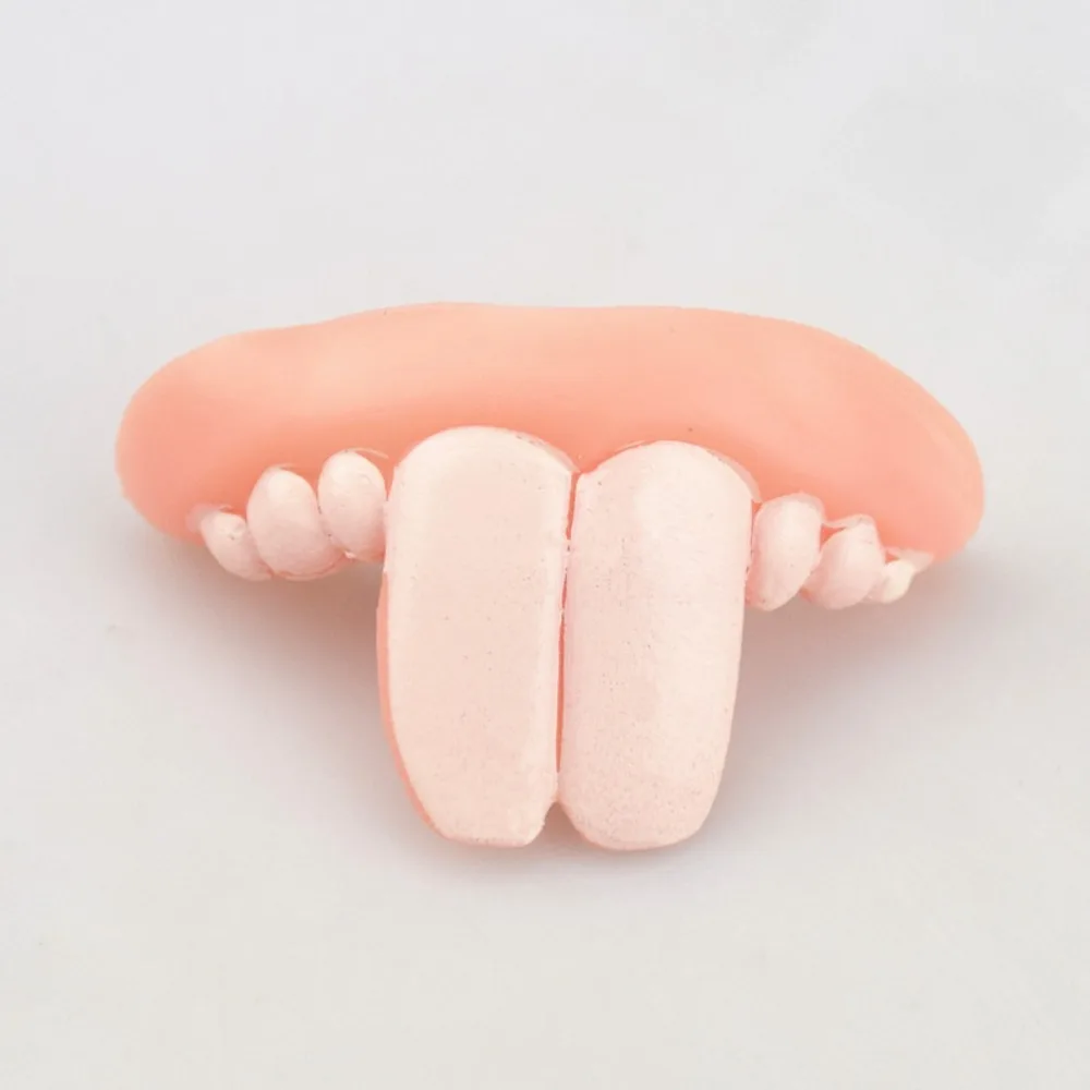 Denture Gags Funny Dentures Shocker Rubber Fake Denture Teeth Funny Scary Ugly Fake Teeth Novelty Gadgets