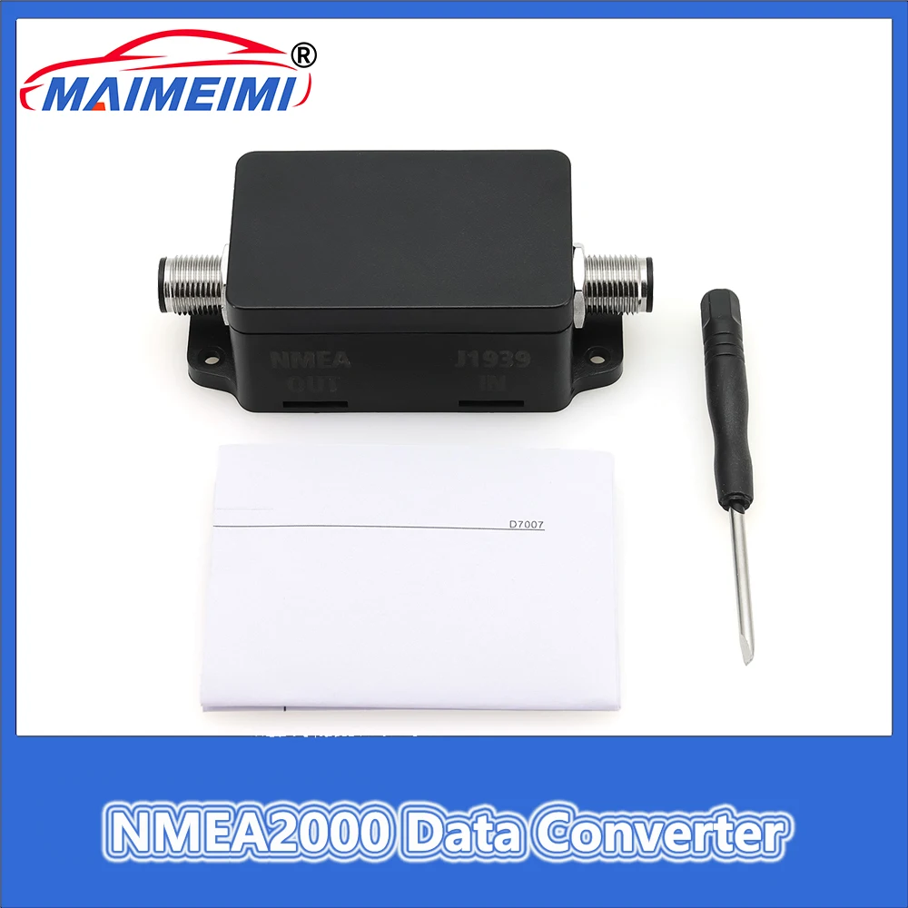 

IP65 Waterproof Marine Boat Yacht NMEA2000 Data Converter Standard Micro-C Connector Double connector head