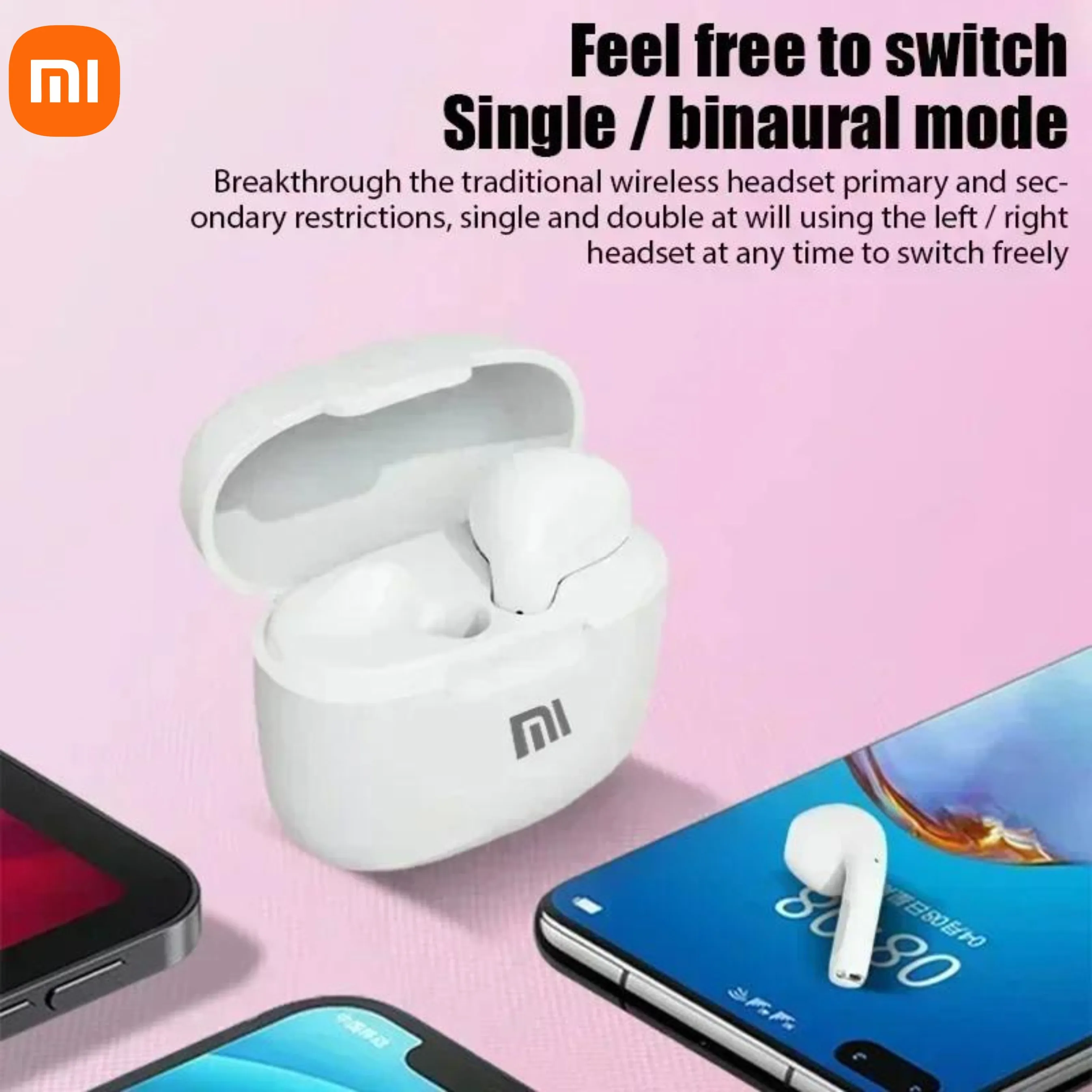 سماعات أذن Xiaomi A2pro اللاسلكية بتقنية البلوتوث 5.3، سماعات HiFi المانعة للضوضاء، سماعات HD مناسبة لسماعات iOS وAndroid