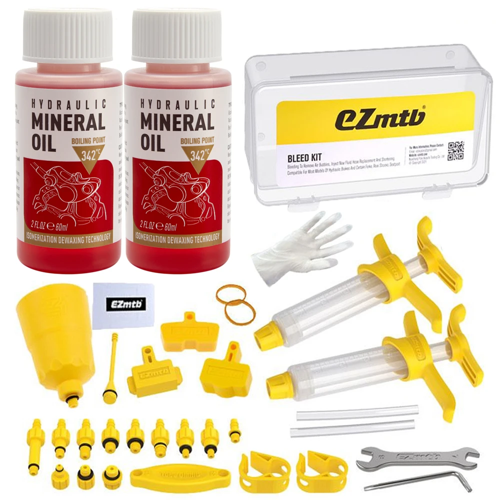 Hot Fietsrem Minerale Olie Systeem Vloeistof 60Ml Fietsen Mountainbikes voor Shimano 27Rd Fiets Hydraulische Schijfremolie Injector