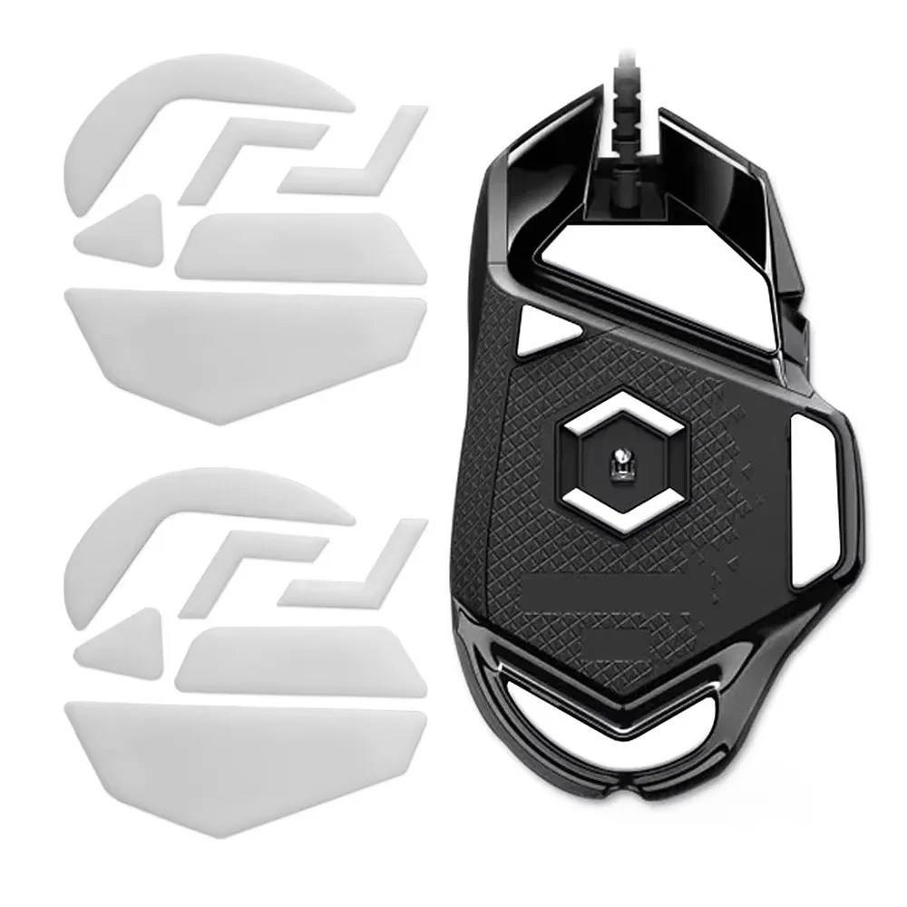 PTFE Mouse Skate Feet Pad Curve Edge Ultra-Smooth Mouse Feet Pads Replacement Non-Slip Wear-Resistant for Logitech G502