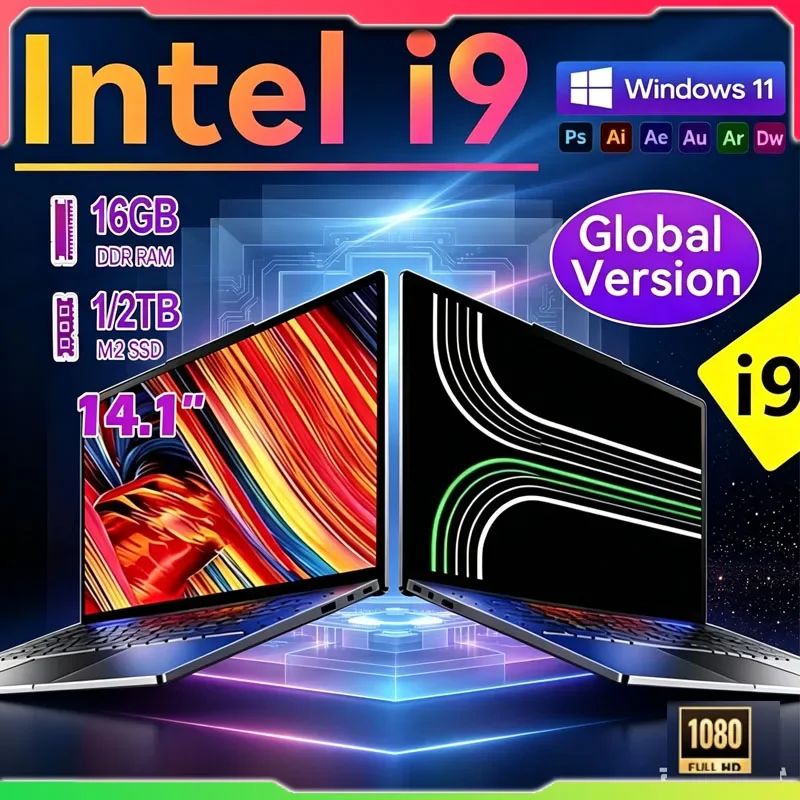 2026 Intel Core I9 10980HK 9900 Notebook Windows 11 Pro 14.1