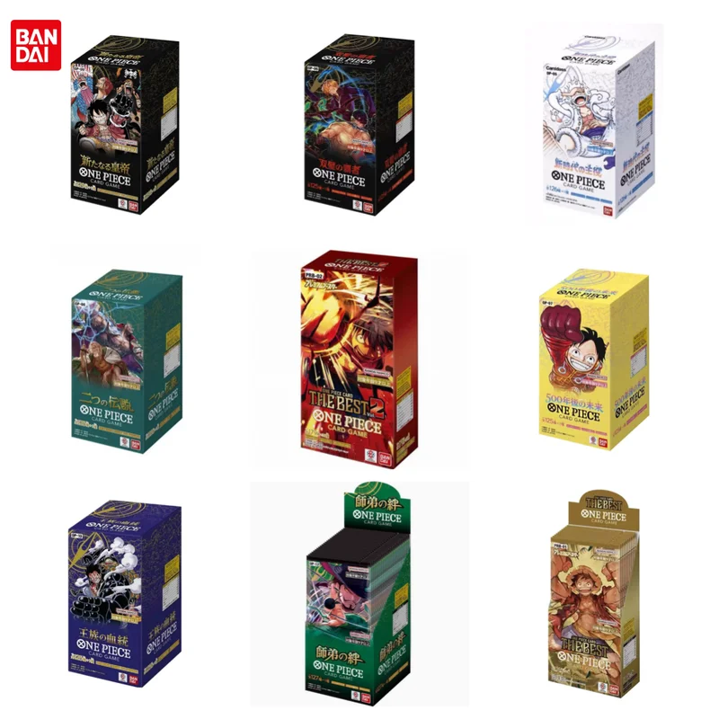 

Genuine Bandai Opcg Booster Pack Japanese Version Op09 Op13 Four Emperors Inherited Will Tcg Trading Card Game Toy Gifts