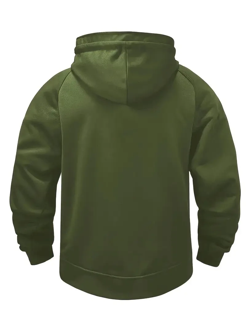 Herren Freizeit-Sport-Hoodie Neuer Stil Outdoor Dick Modisch Locker Langärmeliger Pullover mit Mehreren Taschen – Detail 12