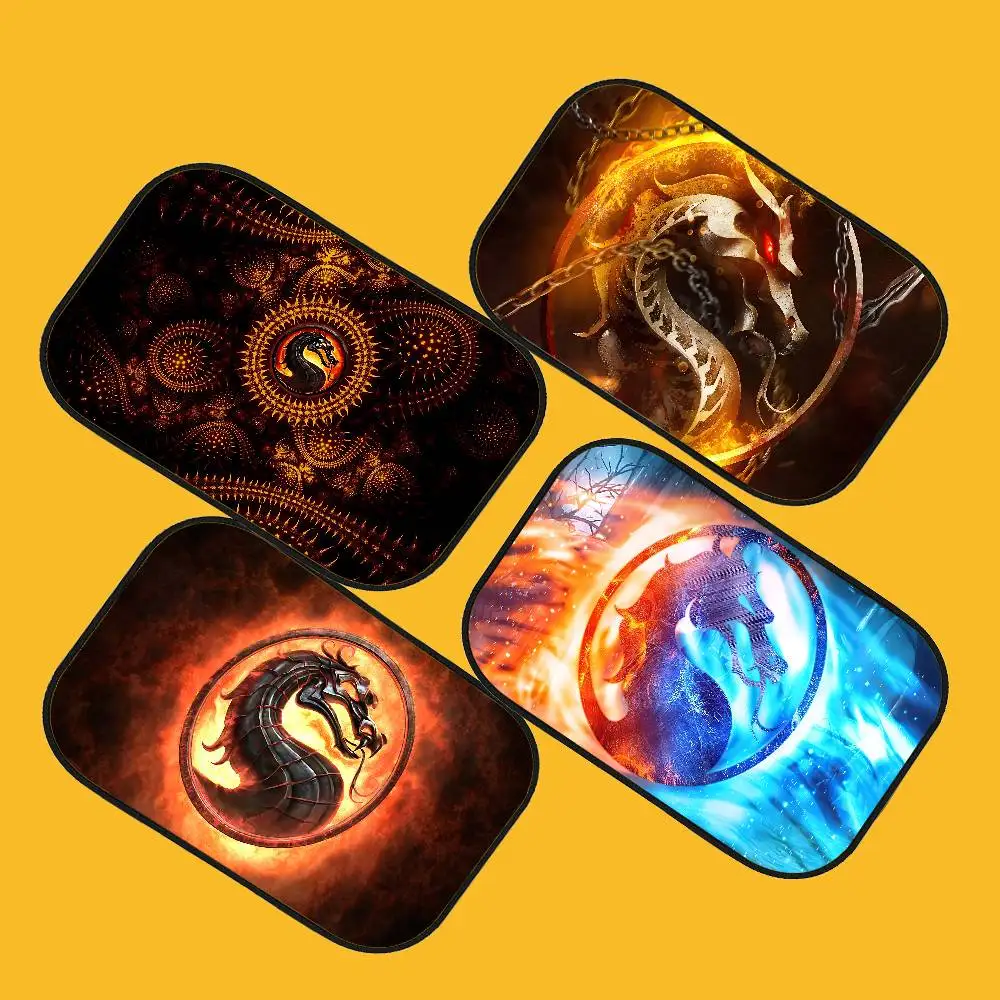 

M-Mortal K-Kombat LOGO 1Pcs Car SunShade Side Window Windscreen Cartoon For Children Adults Adsorption SunShade Sunvisor