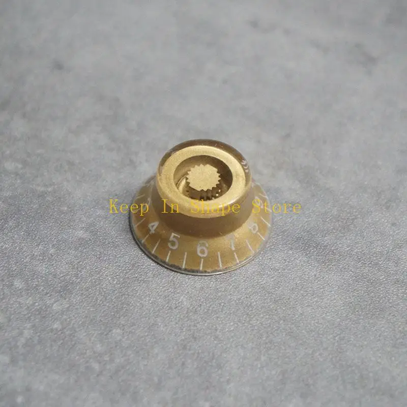 U1JC 4Pcs Guitar Volume Control Knobs with 6mm Shaft Top Hat Knob for LP Guitar