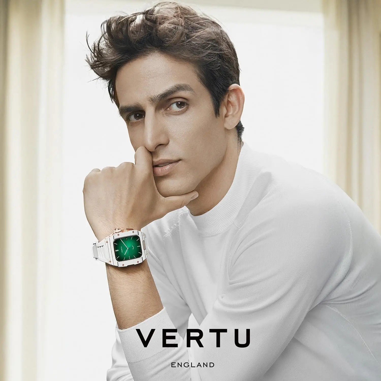 VERTU H1 Mechanical Smartwatch for Men with Sapphire Display Android Compatible Make Calls Fitness Watch Blood Oxygen Heart Rate