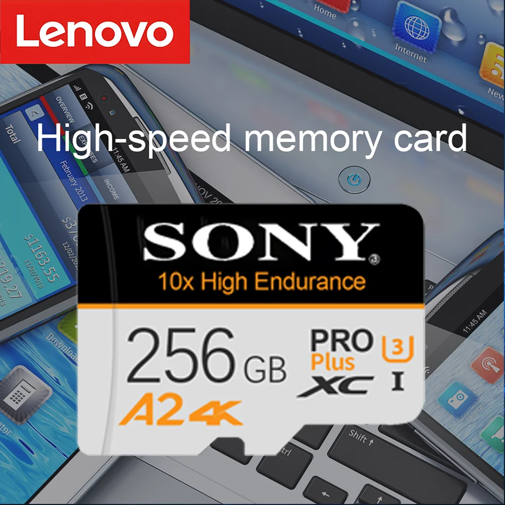 การ์ดหน่วยความจำ Sony SD 2TB 1TB 512GB 256GB 128GB Micro TF Card ถ่ายโอนข้อมูลเร็วพิเศษ - สำหรับโทรศัพท์และพีซีเพื่อเพิ่มความจุ