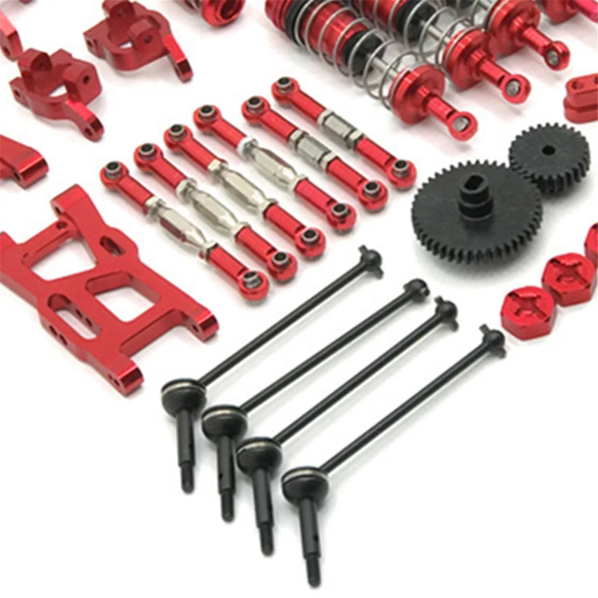 

W0T-juFor Wltoys 144001 144002 144010 124017 124019 Амортизатор с поворотным рычагом Обновления Комплекты модификаций Радиоуправляемый автомобиль