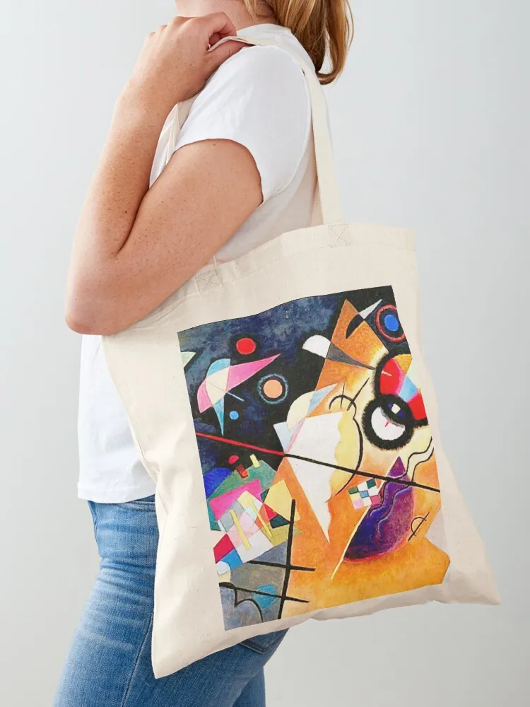 

Kandinsky - Yellow Top Tote Bag tote bags cloth bags reusable shopping bags eco pack Canvas stote bag