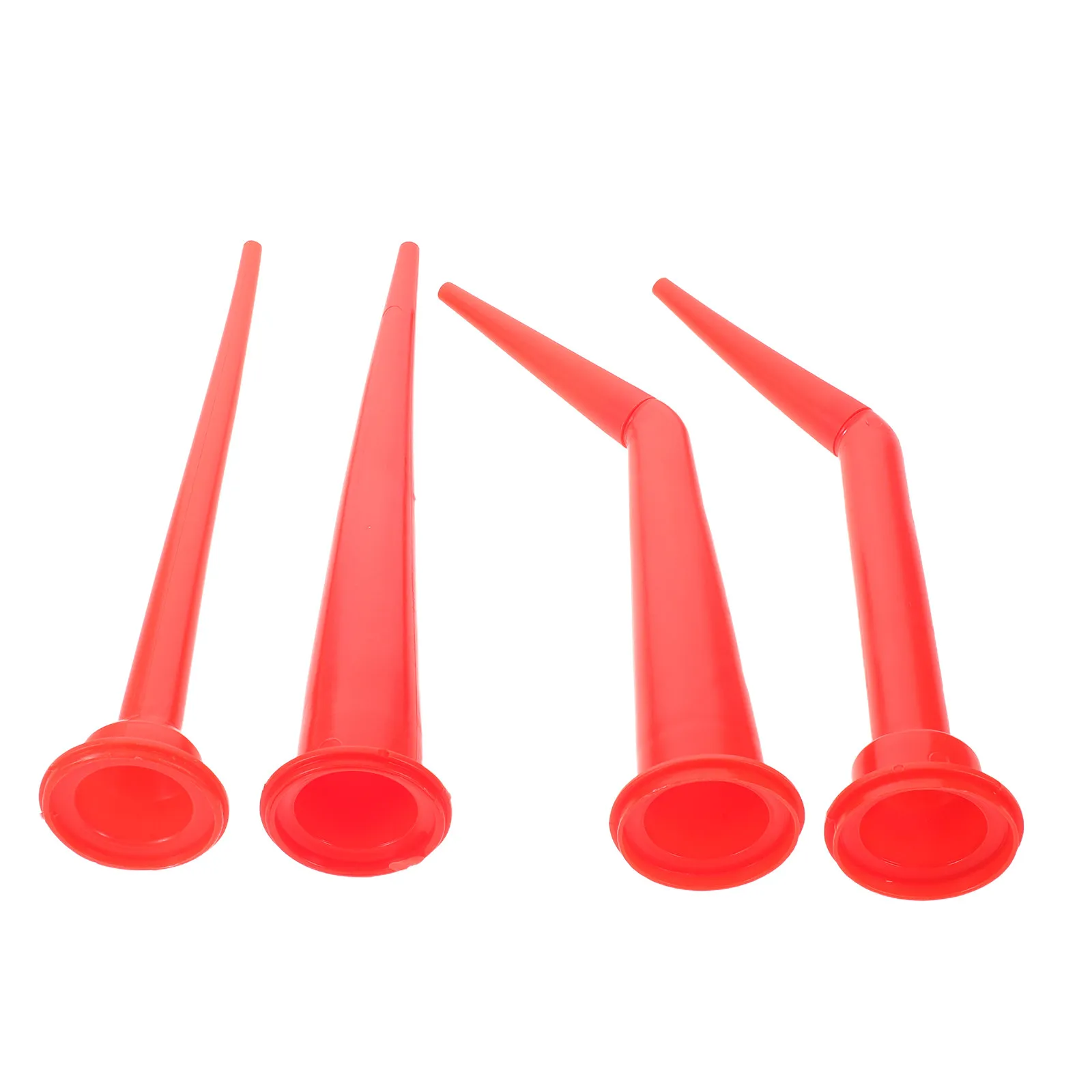 

4Pcs Caulk Nozzle Applicator Extension Kit Threaded Long Bent Tips Reusable Caulking Tool Nozzles for Glass Window Auto Repair