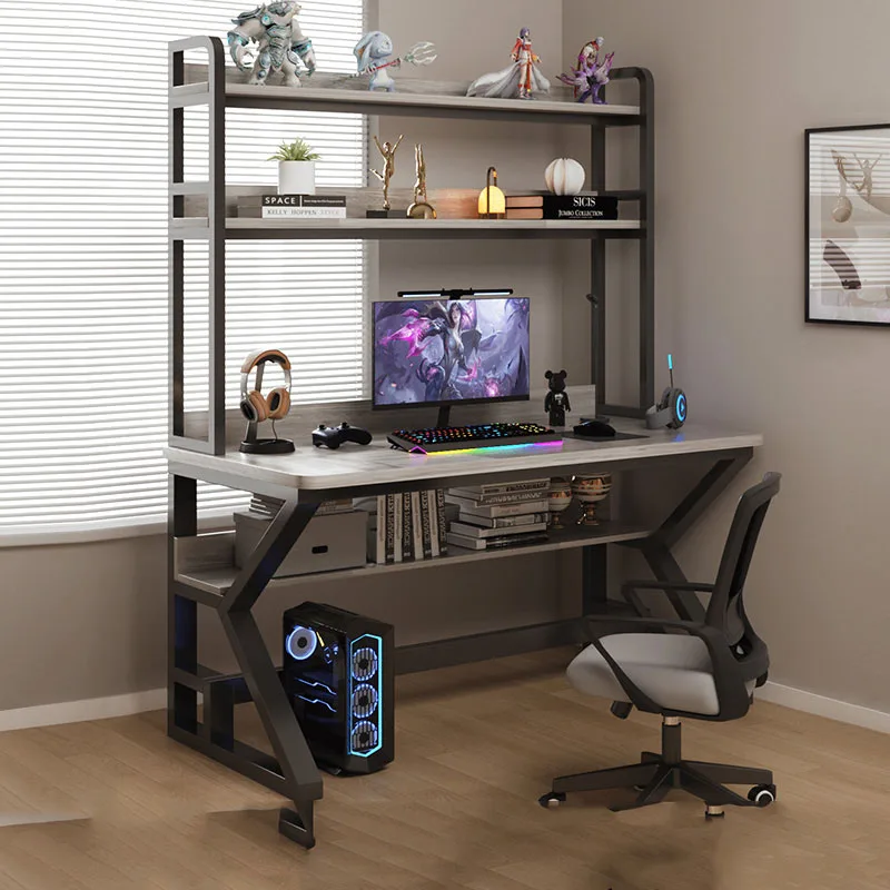 Computer Reception Desk Standing Coffee Modern Organizer Computer Desk Writing Scrivania Ad Angolo Living Room Furniture