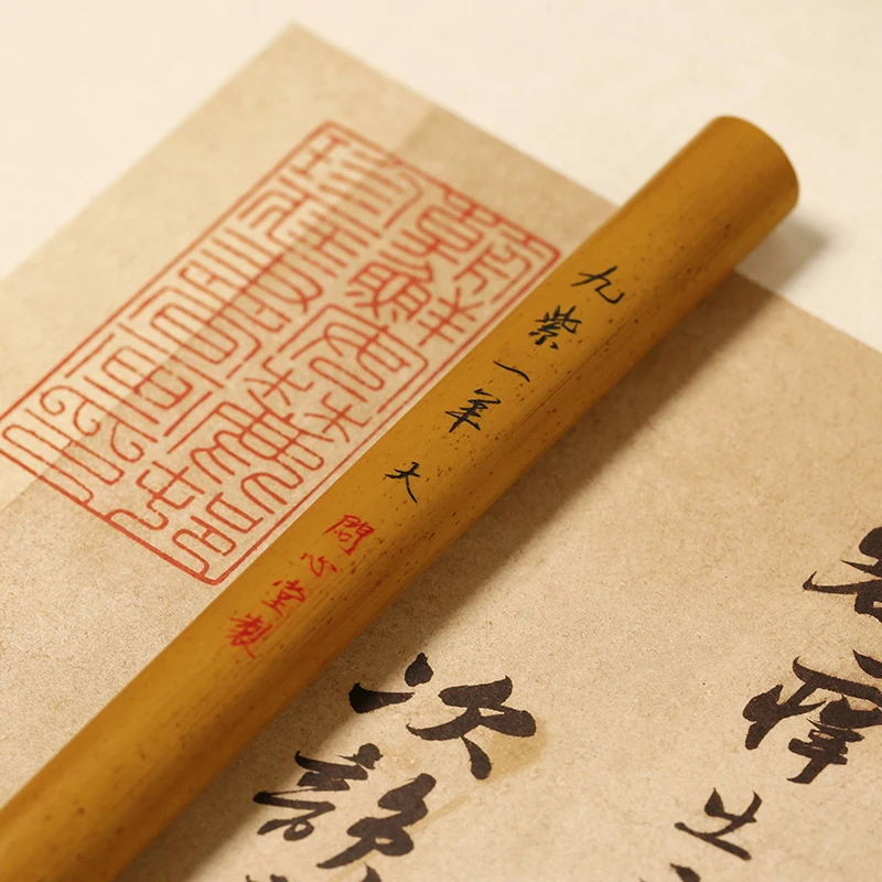 Small Regular Script Brush Woolen Purple Rabbit Hair Writing Brushes Running Cursive Script Calligraphy Brush Pen Tinta China