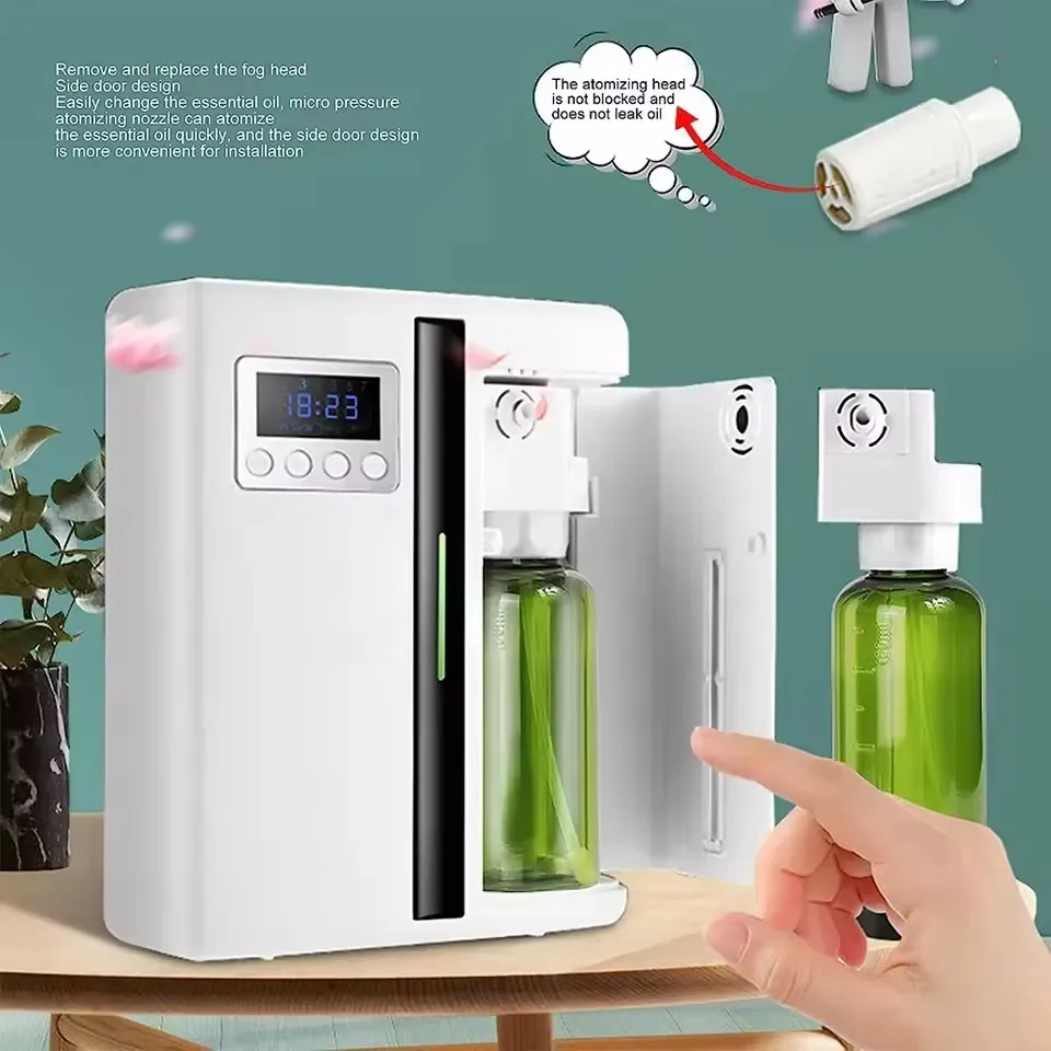 Wall Mounted Scent Air Machine For Home Waterless Essential Oil Diffuser Bluetooth Hotel Collection Diffuser For Room Spa Office