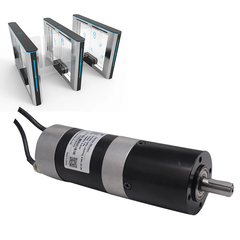 

Compact Design 130w DC 24V 2600RPM Servo Motor for Swing Gate