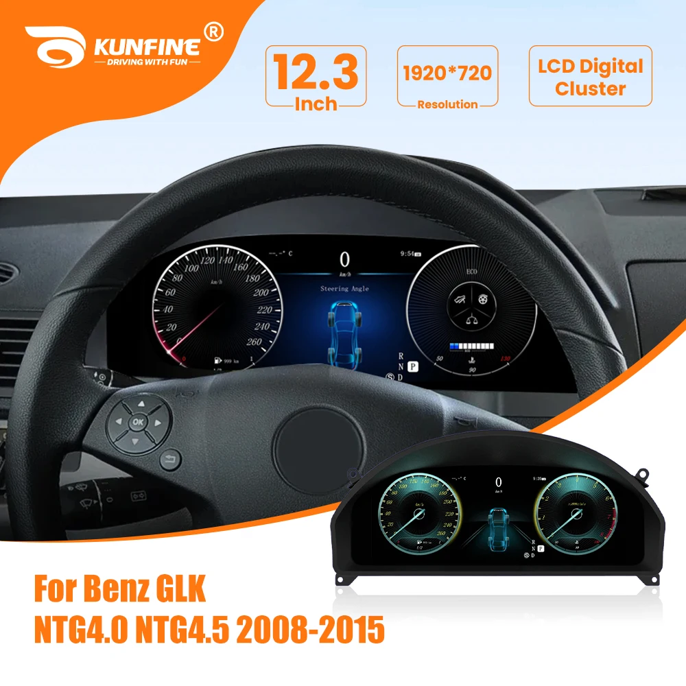 

ЖК-цифровой приборной панели для Mercedes Benz GLK NTG4.0/4.5 2008-2015, спидометр, виртуальная приборная панель, кабина, приборная панель