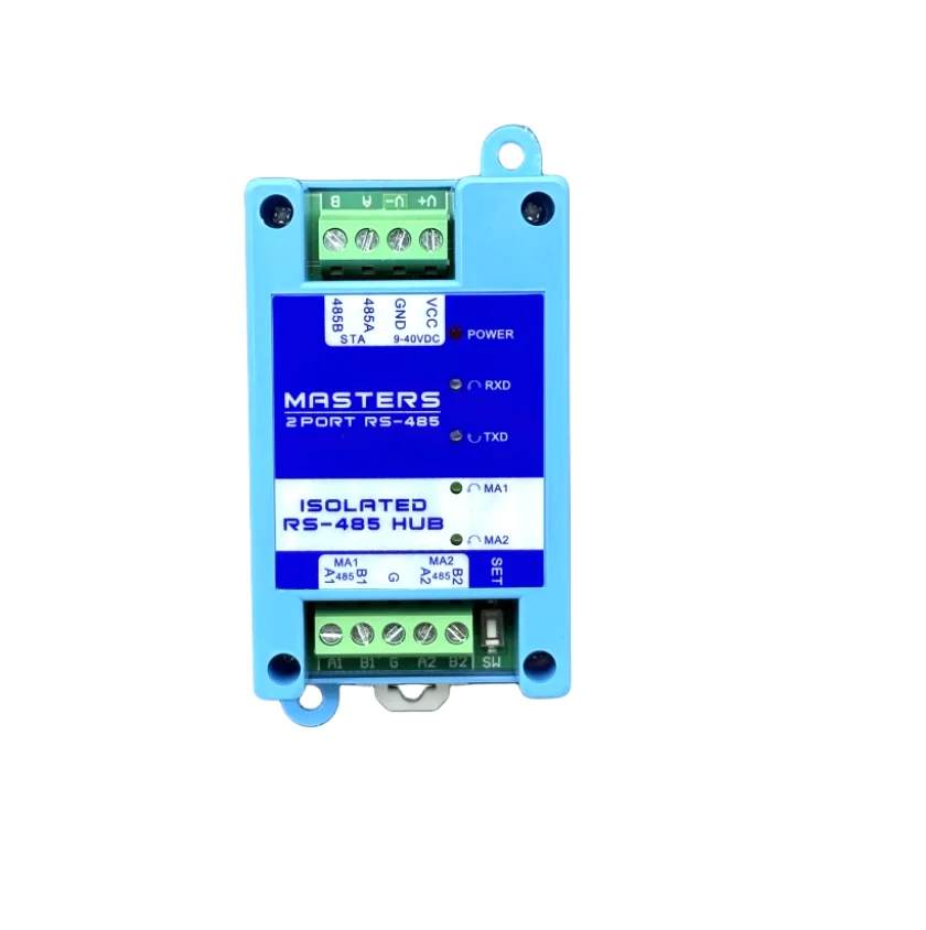 Din-Rail Two / Four Master One /Multiple Slave Cache Type RS485 Hub Optoelectronic Isolation Relay Industrial Grade