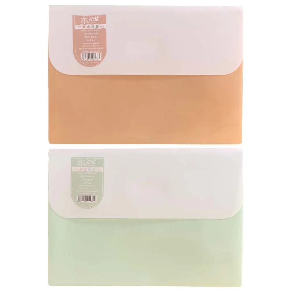 

5 Layers A4 File Folder Storage Bag Large Capacity Thickened Portable Documents Bag Protective Waterproof Plastic File Organizer