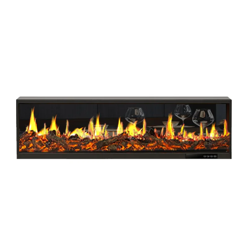 

Electronic Fireplace Embedded Holographic High-end Energy Efficient Low Maintenance Screen Shadow Fireplace Simulation Flame