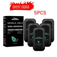 5X Nasal Inhaler Mint Nasal Essential Oil Menthol Inhaler Relieve Rhinitis Fatigue Refreshing Artifact Aromatherapy Spray