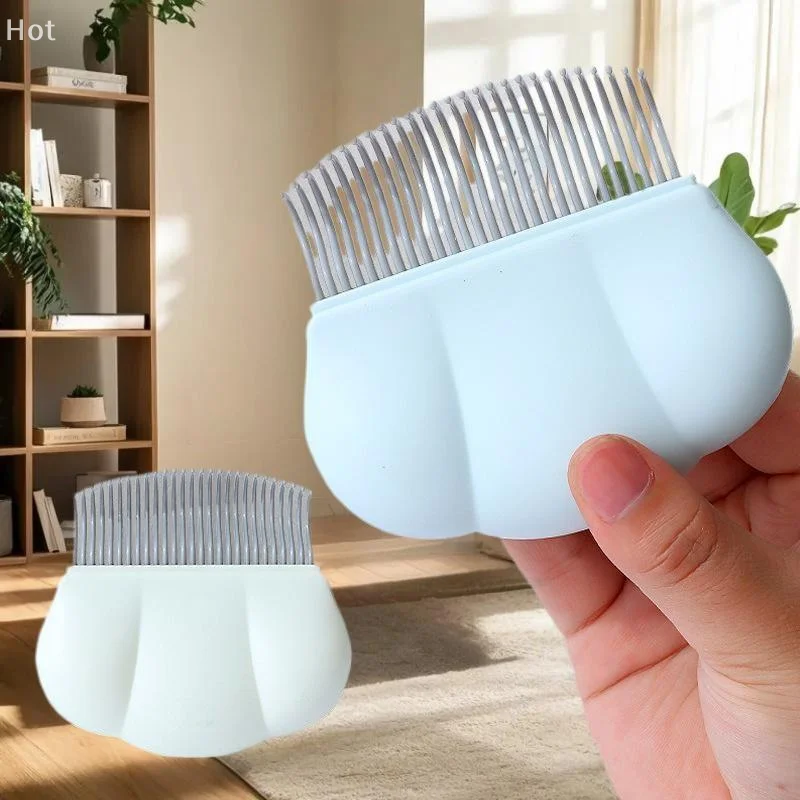 1pcs Multi-Purpose All Hair Lengths Pet Grooming Brush Shell Shape Self-Cleaning Massage Comb Ergonomic Pet Comb Pet Cat Dog