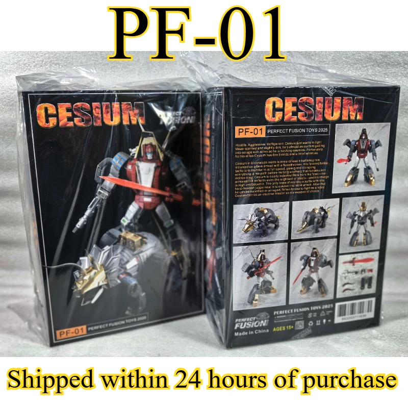 【W MAGAZYNIE】 Transformation FansToys FT PF01 PF-01 CESIUM Slag Mp Ratio Figurka Akcji Model Robot z Pudełkiem
