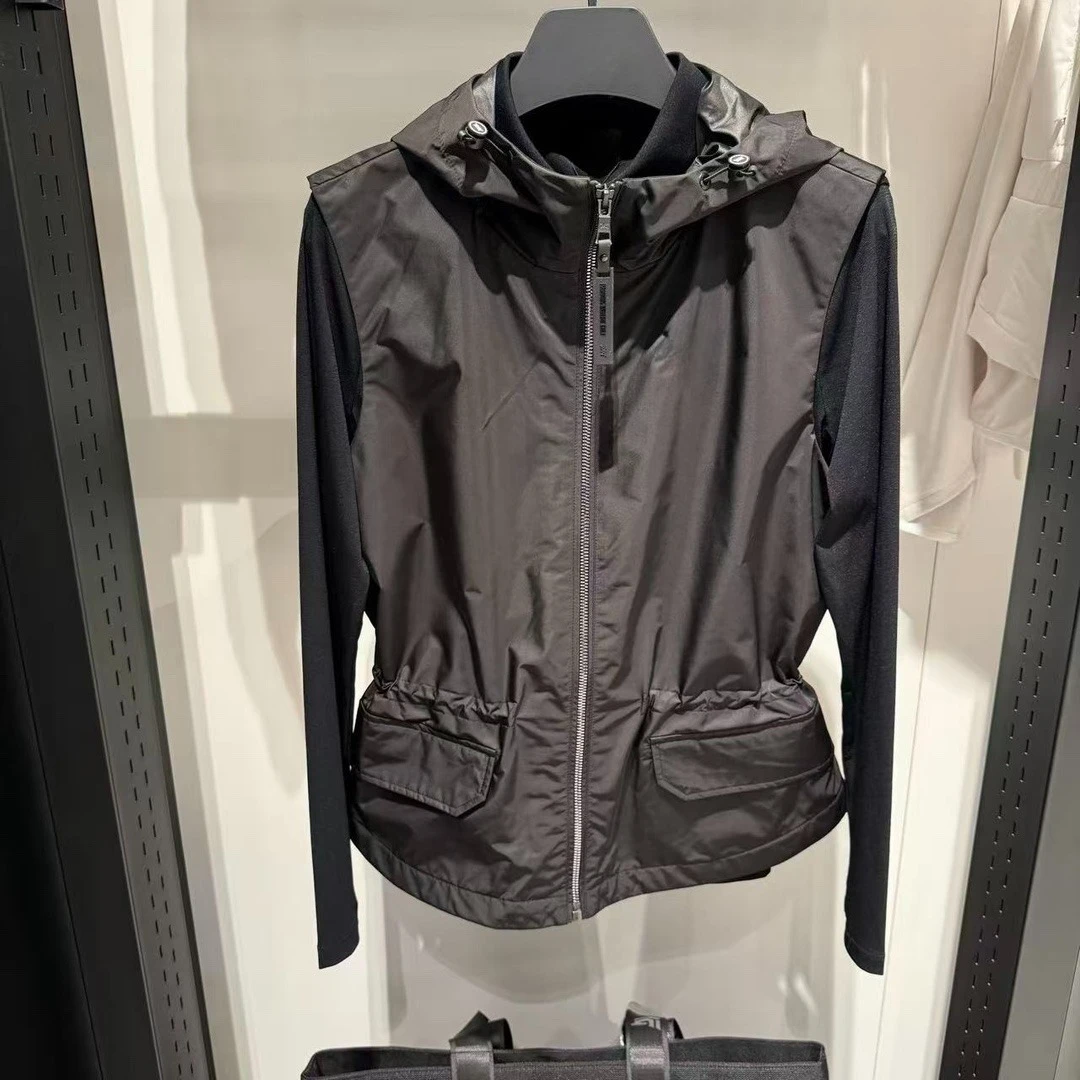 Women Zipper Hooded Golf Vest 2026 Spring New Korean Style Slim Waist Casual Sleeveless Jacket Versatile Outdoor Sports Top