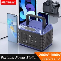 300W 220V Portable Power Station 64000mAh Solar Generator USB C External Spare Auxiliary Battery Powerbank for Outdoor Camping