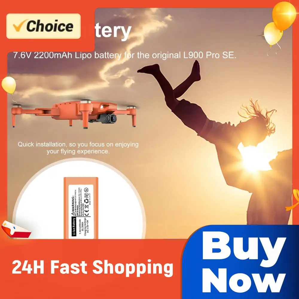 

Аккумулятор для дрона 7.4V 2200mAh, запчасти для радиоуправляемых моделей, литиевая батарея для дрона L900 Pro SE