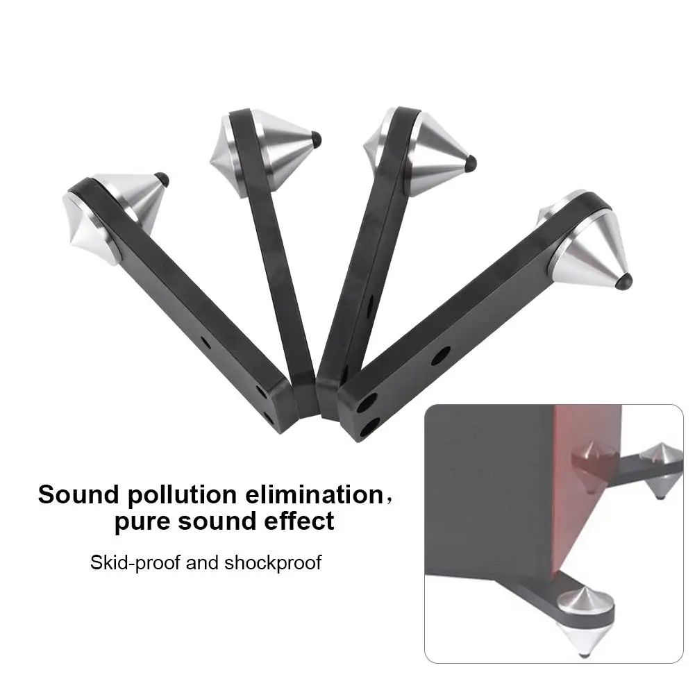 4PCS HIFI Speaker Spike Feet - Shockproof Subwoofer Bracket  for Enhanced Audio Performance