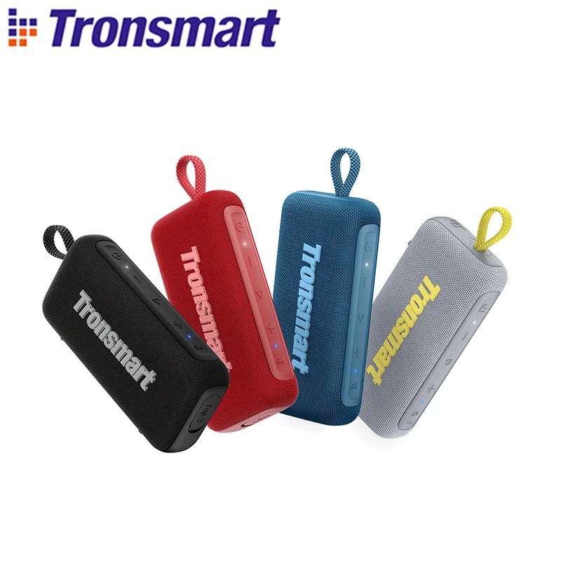 Tronsmart Trip 2-Lautsprecher, tragbarer Bluetooth-Lautsprecher mit verbessertem Bass, IPX7 wasserdicht, 20 Stunden Spielzeit, für Camping, Outdoor