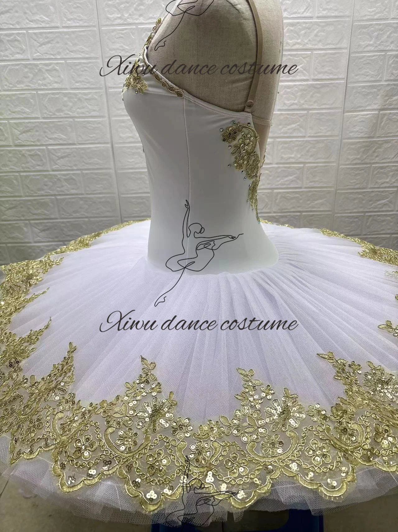 Professional high-quality custom-size ballet performance ballet costume high-end competition ballet dress