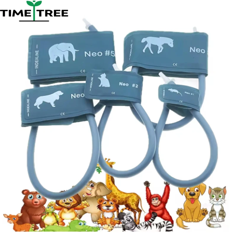 

Монитор артериального давления для домашних животных, однотрубная многоразовая манжета для измерения артериального давления для кошек и собак