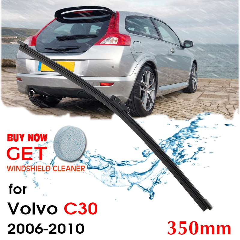 

Car Wiper Blade Rear Back Window Windscreen Windshield Wipers For Volvo C30 Hatchback 350 mm 2006-2010 Auto Accessories