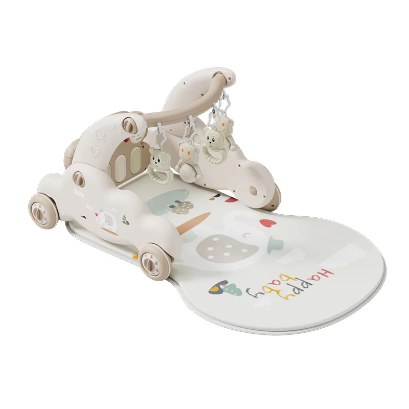 Ginásio de atividades para bebês com piano Kick & Play, andador de desenvolvimento para recém-nascidos e brinquedo de fitness, conjunto de presente de aprendizagem precoce para bebês