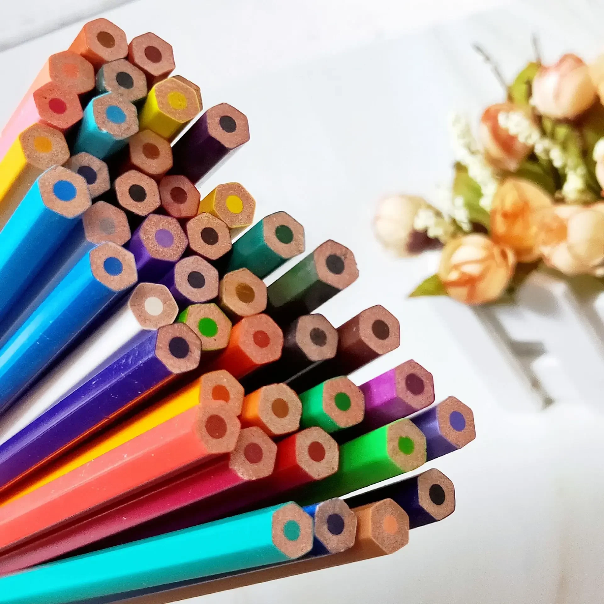 Xinh Xắn 48 Bút Chì Màu Bộ Dành Cho Nghệ Thuật Dụng Cụ Bút Văn Phòng Phẩm Bộ Hoạt Hình Dầu Vẽ Bút Sáp Màu Cho Trẻ Em Tranh Nghệ Thuật nguồn Cung Cấp