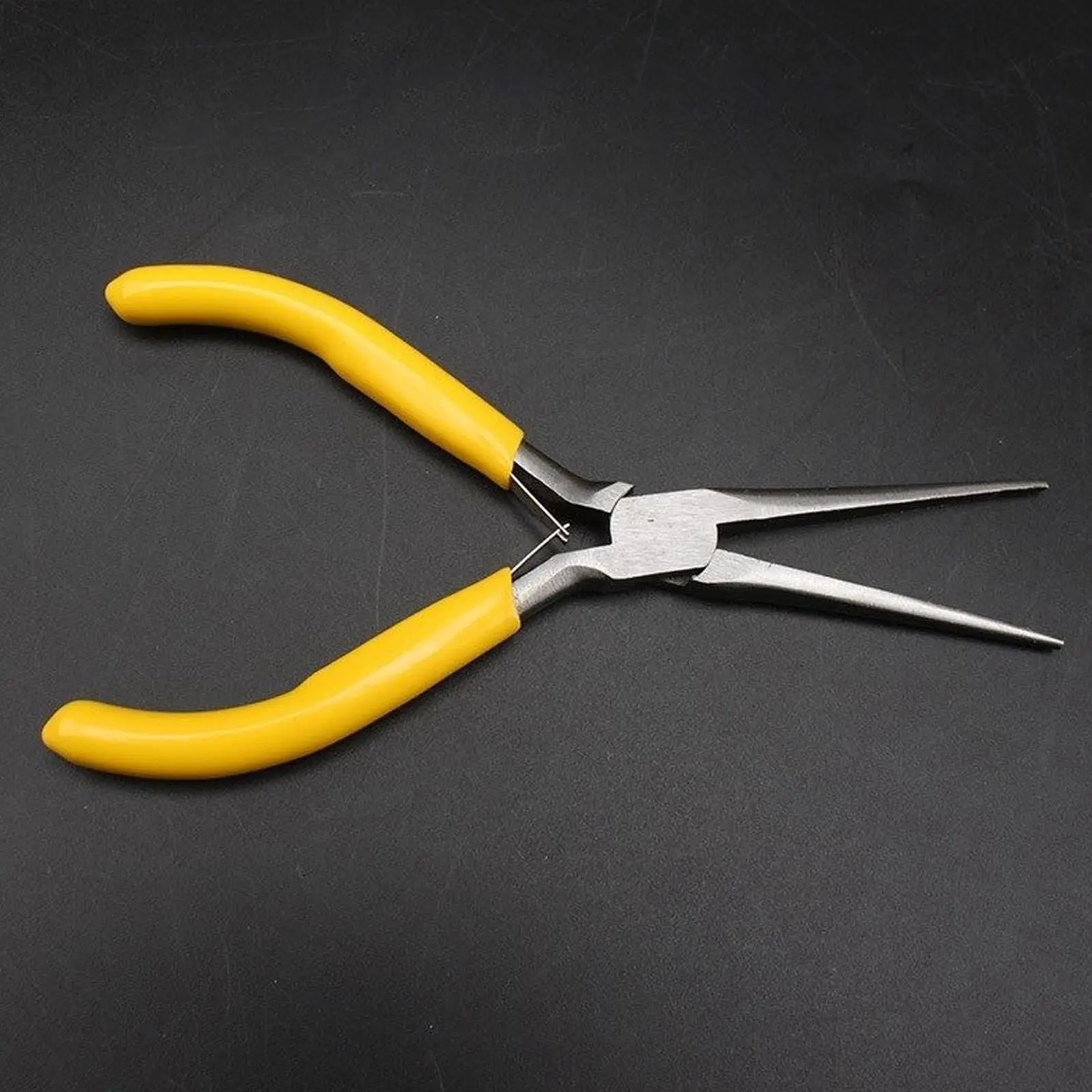 Yellow Multi Functional Mini Long Needle Nose Pliers Precision Cutting Plier For Jewellery Making Wire Work Modeling DIY Hand To