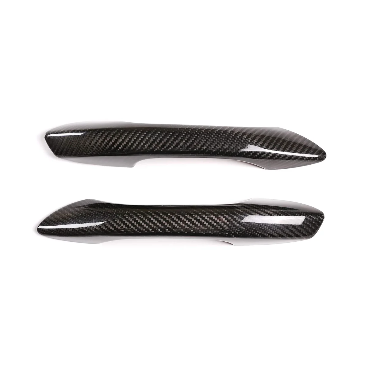 Car Exterior Door Handle Cover Trim Accessories Dry Carbon Fiber for Porsche 911 2012-2018 718 2016-2019, Without