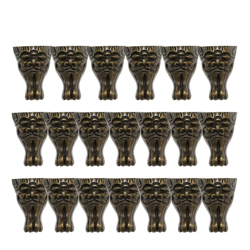 

20Pcs Zinc Alloy Furniture Legs Adjustable Height Sofa Feet Decorative Iron Accessories Couch Bed Chair Replacement Leg Supports