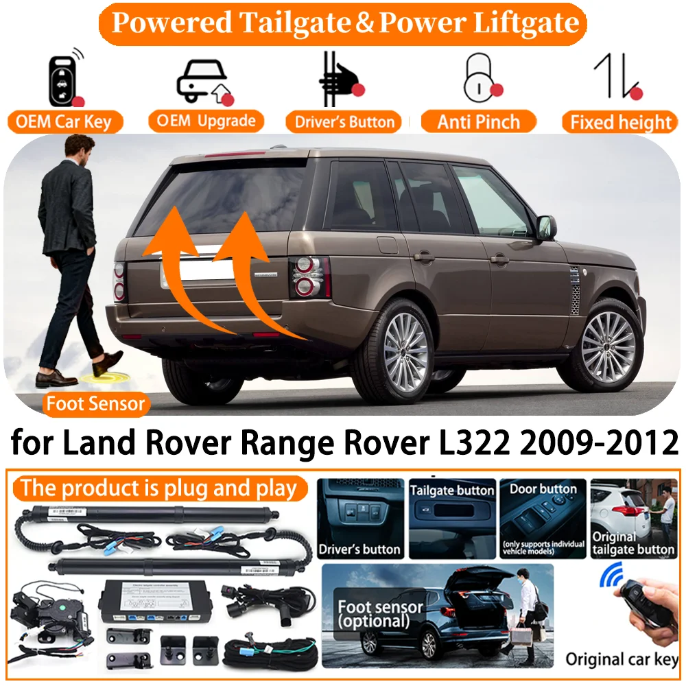 

Car OEM Powered Tailgate system for Land Rover Range Rover L322 2009-2012 Automatic Electric Power Tailgate Tail Gate Lift kit