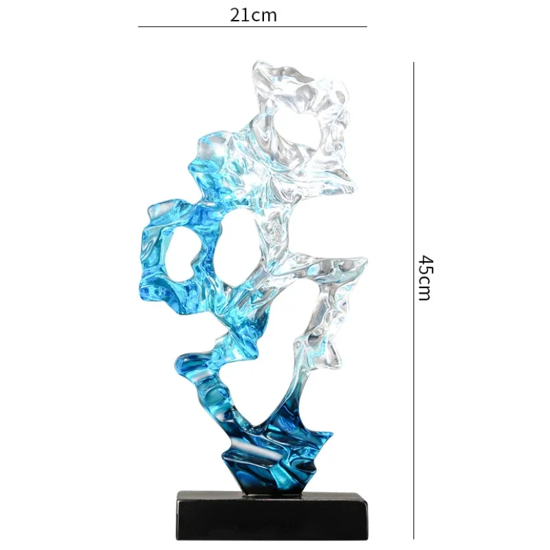 Fengsheng زخرفة المياه الراقية ضوء تأثيث المنزل الفاخر غرفة المعيشة الراقية خزانة التلفزيون الديكور مكتب الحرف