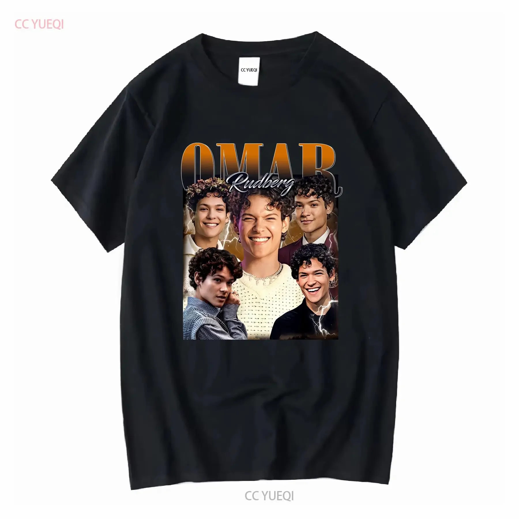 

Ограниченная винтажная футболка Omar Rudberg для женщин и мужчин с длинными или короткими рукавами, винтажная стираная уличная одежда, растягивающаяся мужская одежда