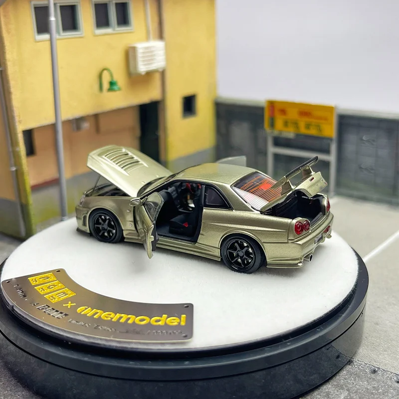 Pgm Onemodel 1:64 Gtr R34 Metal Model Car Gifts