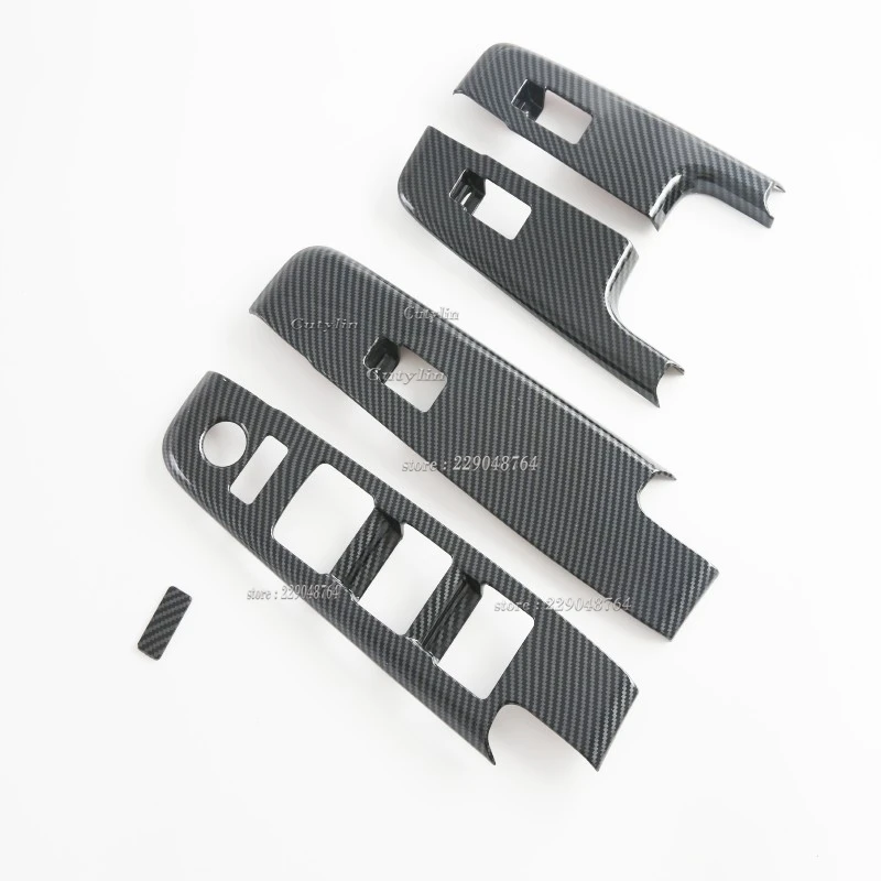 LHD RHD For Isuzu MU-X MU X 2025 2026 ABS Window Switch Lifter Button Panel Trim Performance Sticker Car Interior Accessories