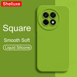 For OnePlus ACE5 Pro Case Shelluxe Square Liquid Silicone Soft Cover For OnePlus ACE 5 One Plus 5Pro OnePlusACE5 Pro Phone Cases