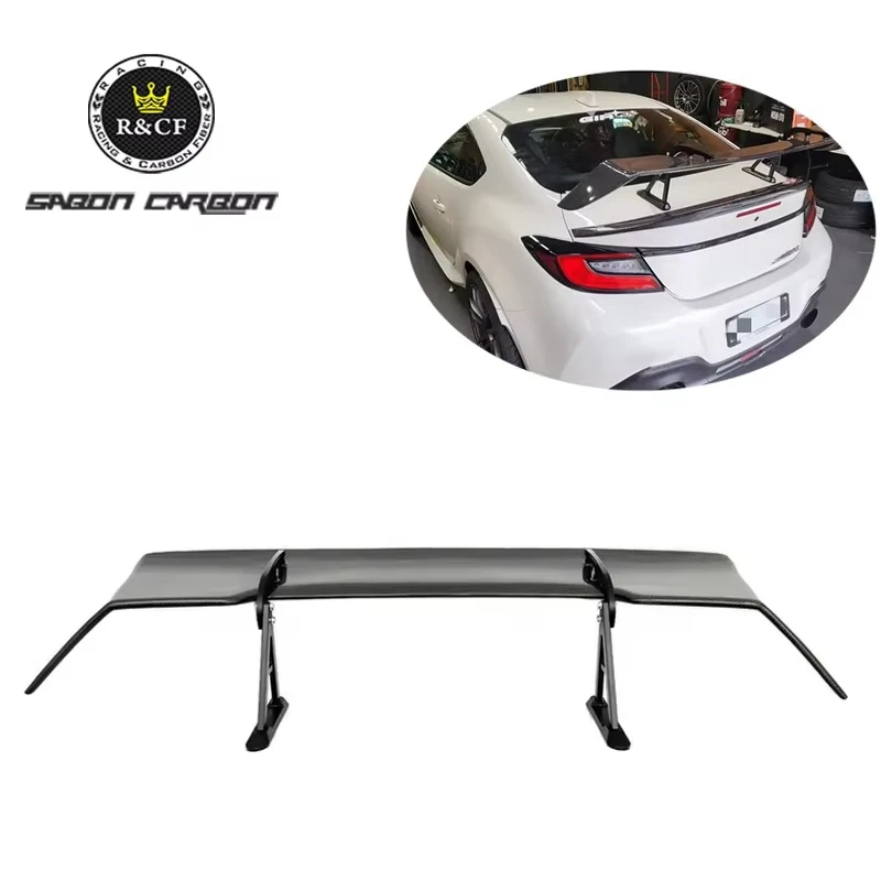 

2022 BRZ ZD8 STI Style Carbon Fiber Rear Spoiler Swan Neck Wing Spoiler for Subaru BRZ GR86