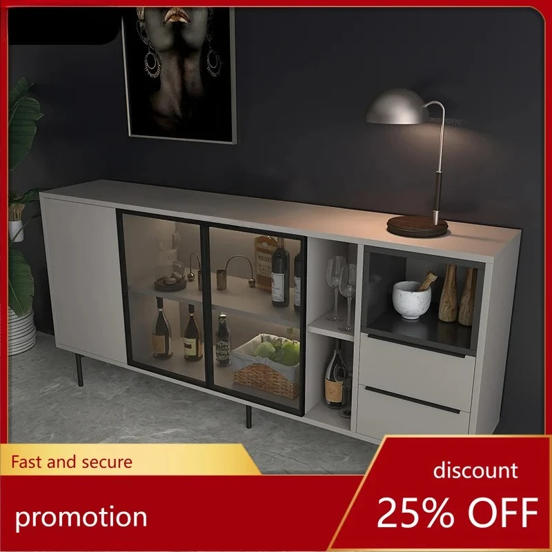 Dining Room Storage Cabinet Wine Cabinet Integrated Kitchen Locker Living Room Wall Tea Cabinet