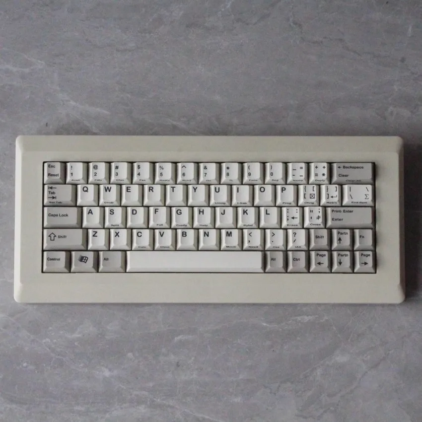 M0110WK housing 60% 64 Electrostatic capacitive keyboard No door teeth replica of the old keyboard Apple keyboard